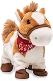 Cuddle Barn – Rusty The Painted Pony | Animated Plush Toy Horse |Tail Wags and Head Moves | Trots to William Tell Overture | Stuffed Animal 10”