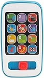 Fisher-Price Laugh & Learn Baby & Toddler Toy Smart Phone With Educational Music & Lights For Ages 6+ Months, Blue