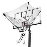 Basketball Rebounder Return System with 180° Basketball Return Chute, Compatible with Indoor and Outdoor Basketball Hoops, Basketball Training Equipment for Shot Training Efficiency