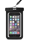 JOTO Waterproof Pouch Cellphone Dry Bag Case for iPhone 11 Pro Max Xs Max XR X 8 7 6S Plus SE, Galaxy S20 Ultra S20+ S10 Plus S10e S9 Plus S8/Note 10+ 9, Pixel 4 XL up to 6.9' -Black