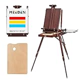 MEEDEN French Easel, Plein Air Easel, Art Easels for Painting Adult, Travel Easel, Easel Stand for Painting, Portable Artist Easel for Outdoor Painting, Sketching, Display