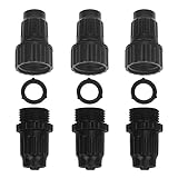 3Sets of Connectors for Garden Water Hose Expanding Hose Female Male Repair Kit