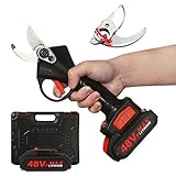 Electric Pruning Shears with Storage Box, Professional Cordless Branch Cutter with 2Pcs Rechargeable Lithium Battery, Tree Branch Pruner for Man, Max Cutting Diameter 30mm (1.18Inch)