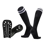 Kids Soccer Shin Guards Youth Toddler Soccer Socks Shin Guards Lightweight & Breathable Protective Accessories for 5-8 Years Old Boys Girls Soccer Training Football Games Reduce Injuries & Shocks