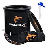 Portable Ice Bath by FROSTSHARK – Cold Plunge Tub for Athletes & Trainers WITH MAT – Insulated Ice Tub – Durable Ice Plunge Tub with Protective Mat – Cold Water Plunge Tub – Ice Baths - 36'W x 30'H