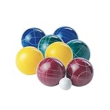 Franklin Sports Bocce Set - 8 All Weather Bocce Balls, 1 Pallino, and Deluxe Carry Bag - Beach, Backyard, or Outdoor Party Game - Professional Set, Assorted (50112)