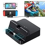GuliKit Switch TV Dock Station for Nintendo Switch Switch Dock 4K/1080P HDMI TV Adapter,PD Protocol,Supported Phone/Tablet with USB 3.0 Port Type-C Charging Stand with Air Outlet (Black)
