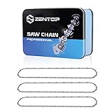 ZENTOP 18 Inch Chainsaw Chain 3 Pack - .325' Pitch .050' Gauge, 72 Drive Links Compatible with Husqvarna 440 445 and More