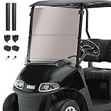 for 2008-UP EZGO RXV Tinted Golf Cart Windshield, Front Folding Style EZ GO Golf Cart Part