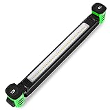 Rechargeable LED Work Light ,Greenidea 3600 Lumens Dual Color Temperature Inspection Light ,Portable Under Hood Light 360 Degree Mechanic Light with Magnetic and Hooks for Car Repairing/Emergency
