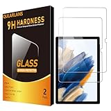 Qularlans 2 Pack Screen Protector Compatible with Samsung Galaxy Tab A8 10.5', Tempered Glass Film Anti-Scratch High Touch Sensitivity
