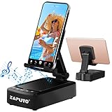 ZAPUVO Cell Phone Stand with Wireless Bluetooth Speaker for Dad Gifts Fathers Day from Daughter Son Kids Wife, Anniversary Birthday Gifts Ideas for Husband Him, Boyfriend Graduation Gift Cool Gadget