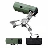 ONLYFIRE Foldable Camping Butane Stove, Portable Camping Stove Outdoor Gas Stove with Storage Bag suitable for Picnic, Backpacking Hiking, Adventure, Home Travel, Outdoor Patio, RV Trip
