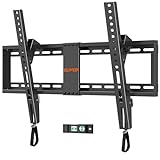 ELIVED TV Mount for Most 37-75 Inch TV, Universal Tilt TV Wall Mount Fit 16', 18', 24' Stud with Loading Capacity 132lbs, Max Vesa 600 x 400mm, Low Profile Flat Wall Mount Bracket