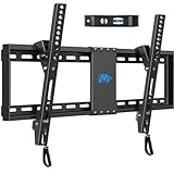 Mounting Dream UL Listed TV Mount for Most 37-75 Inch TV, Universal Tilt TV Wall Mount Fit 16', 18', 24' Stud with Loading Capacity 132lbs, Max Vesa 600 x 400mm, Low Profile Flat Wall Mount Bracket