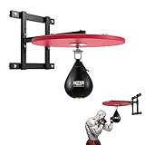Adjustable Speed Bag Platform, Speed Bag Mount with Swivel and Bag for Boxing Training, Workout, Punching, Exercise