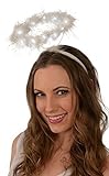 Light-Up Angel Halo Headband For White Angel Costumes For Women I Halloween Angel Headband Headpiece I Best Angel Costume Accessories For Adult, Teens, Girls Women and For kids