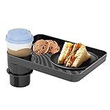 MS MASTER SHOW Car Seat Travel Tray for Kids Car Seat Tray with Expandable Base for Snacks, Toys, Books, Entertainment Kids Travel Essentials Fits Most Cup Holders