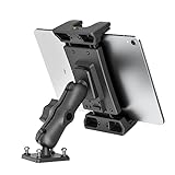 OHLPRO Car Tablet Holder - Heavy Duty Drill Base, Compatible with iPad Samsung Tab 5'-13' Tablet and Phone, Car Tablet Mount for Truck/Business Vehicle/Desktop/Wall, etc.