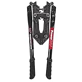 Olympia Tools 24-Inch Foldable Bolt Cutter with Rubber Grips - Black/Silver