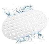 Bathtub and Shower Mat, Non Slip, Machine Washable, Perfect Bath Mat for Tub and Shower for Kids and Elderly, 29 x15 Inch, White