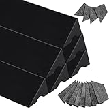 K66 Pool Table Bumpers 8 Foot (Set of 6) with Pool Table Cushion Facings (Set of 12) for Billiard Rail Rubber Bumpers Replacement