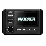 Kicker 46KMC4 Dual-Zone 3' LCD Marine Digital Media Gauge Receiver w/Bluetooth/USB