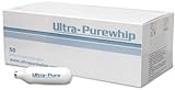 Ultra-Purewhip N2O Cream Chargers - 8g Premium Stainless Steel Whipped Cream Charger Cartridges for Major Whip Cream Makers - Pure & Flavor Neutral N2O Chargers with Long Shelf Life - 50 Pack