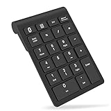 Bluetooth Wireless Number Pads, Numeric Keypad 22 Keys Portable Financial Accounting 10 Keys Number Keyboard Extensions for Laptop, PC, Desktop, Surface Pro, Notebook