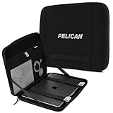 Pelican Adventurer - Laptop Bag/Sleeve 14 Inch - [Elastic Carrying Handle] [Secure Zip Lock] Water Resistant & Heavy Duty Laptop Case for MacBook Pro 13 / Air M2, HP, Dell, Lenovo, Sony, Asus -Black