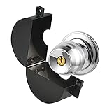 MOSECYOU Door Knob Lockout Device, Cover to Disable The Doorknob/Faucet/Valve, Prevents Turning of Door Knob and Access to Keyhole, Prevents Operating The Knob (Without Padlock)
