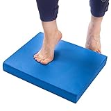 Stability Trainer Pad - Foam Balance Exercise Pad Cushion for Therapy, Yoga, Dancing Balance Training, Pilates,and Fitness (Blue c)