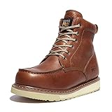 Timberland PRO Men's PRO Wedge 6 Inch Moc Soft Toe Industrial Work Boot, Rust-2024 New, 10.5