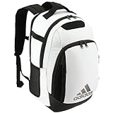 adidas 5-Star Team Backpack, White/Black, One Size