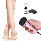 Electric Callus Remover, Ravifun Foot File Pedicure Tool with Speed Controller and 60pcs Replacement Sandpaper Disk for Men Women Dead Dry Crack Skin Calluses