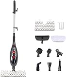 Steam Mop,Moolan 12-in 1 Multipurpose 1300W Floor Steamer,Detachable Handheld Steamer for Cleaning,180° Swivel Hardwood Laminate Tiles Porcelain Carpet Cleaner with Dual-sided Dirt Grip Pads for Home Use