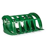 Titan Attachments 60' HD Root Grapple Rake Attachment Fits John Deere Hook and Pin Connection, Recommended for Series 2, 3, and 4 Tractors, Twin 3,000 PSI Cylinders, Carry Rocks, Logs, Brush, Debris