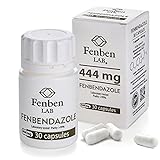 Fenben LAB Fenbendazol 444mg, Purity 99%, Certified Third-Party Laboratory Tested, Analysis Report Included, 30 Caps