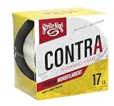 Strike King Contra Monofilament Performance Fishing Line, 1000-Yards, 17-Pound, Low Memory and Stretch, Clear