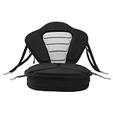 Vaveren Kayak Seat with Back Support Comfort Padded Seat Adjustable Strap Stand up Paddleboard Seat for Fishing Boats Water Sports Drifting Floating