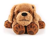 ROYLCO Theo The Therapy Dog, Weighted Stuffed Animal, 2.5 lbs, Sensory Toy, Soft Fur, Aromatherapy, Heat/Cool Pouch, Stuffed Animal for Children & Adults