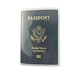 Sunny Hill Passport Cover Water-Prove Plastic Passport Protector (5 PCs Clear)