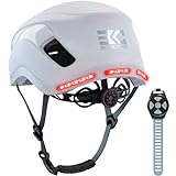 BASE CAMP SF-999 Smart Bluetooth Bike Helmet, Built-in Speakers, Microphone | Rear LED Lights with Smart Turn Signals | FR Fit System | Adult Bike Helmets for Men Women (White)