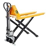 APOLLOLIFT Pallet Lift 2200lbs Capacity 45'Lx27'W Fork 3.3'' Lowered 31.5'' Raised Height A-1015