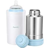 Papablic Portable Travel Baby Bottle Warmer Plus with Large Capacity, 18 oz