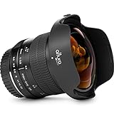 Altura Photo 8mm f/3.0 Professional for Canon Wide Angle Lens Aspherical Fisheye Lens for Canon EOS 90D 80D 77D Rebel T8i T7 T7i T6i T6s T6 T100 SL2 SL3 DSLR Cameras with Canon EF Lens Mount