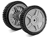 8 Inch Front Wheels Replaces for HU 581009202-2 Pack Drive Wheels Tires Compatible with Hon da Black Max Lawn Mower, Craftsman 917376161, HU 7021RES Self Propelled Mower, Replace 193912x460