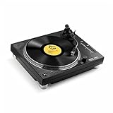 Gemini Sound TT-4000 Professional Direct-Drive DJ Turntable, High Torque, 3 Speeds Vinyl Record Player, Switchable Phono Preamp, Variable Pitch Control, Die-Cast Aluminum Platter, USB Audio Interface