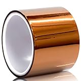 MYJOR Brand High Temperature Tissue Paper Tape, 2in x 108ft x 1 roll Used to Protect CPU and 3D Printer Work Surface, PCB Circuit Board Professionals