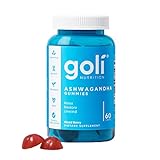 Goli Ashwagandha & Vitamin D Gummy - 60 Count - Mixed Berry, KSM-66, Vegan, Plant Based, Non-GMO, Gluten-Free & Gelatin Free Relax. Restore. Unwind.